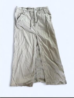 Free People Maxi Skirt in Light Tan